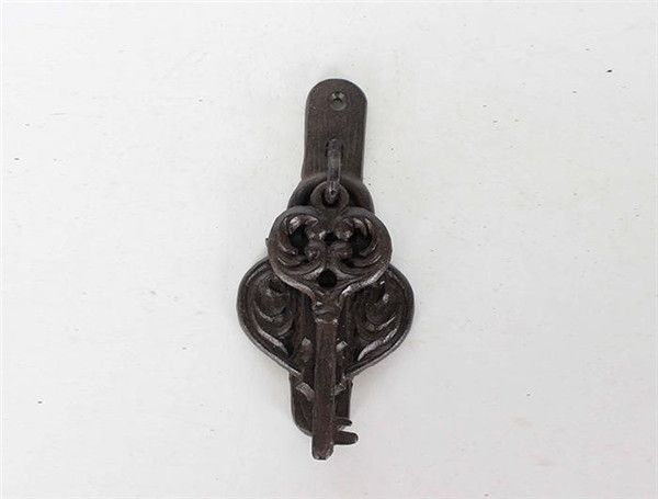 Cast Iron Door Knock with key shaped
