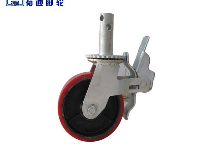 European adjustable PU Scaffolding caster wheel