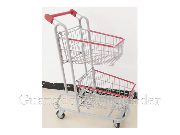 Two Basket Shopping Cart