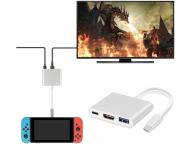 HDMI Type C Hub Adapter for Nintendo Switch