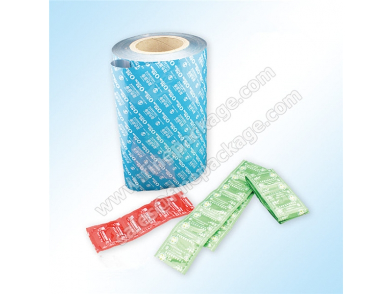 aluminium foil condom packaging rollstock film