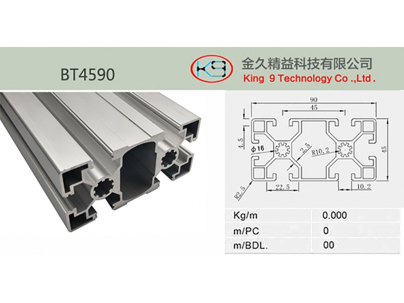 Double aluminum profiles(BT4590)
