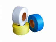 Strap/wrapping belt for carton bundling