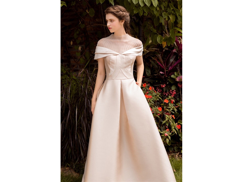 evening gown back design