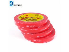 Original 3M VHB 4910 Clear Double Sided Acrylic Adhesive Foam Tape With Red Or White Liner