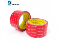 Original 3M VHB 4905 Clear Double Sided Acrylic Adhesive Foam Tape With Red Or White Liner