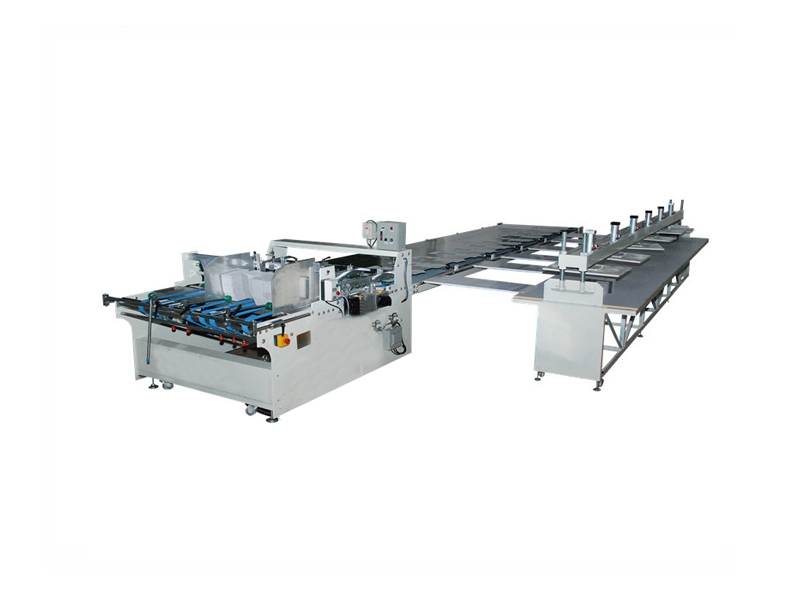 Semi-automatic carton folder gluer machine