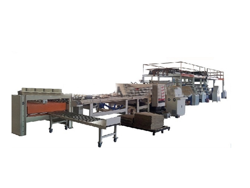 Double layer /2 ply corrugated cardboard production line