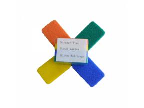 High Density Eco-friendly Silicone Coated Reticulated Cleaning Sponge