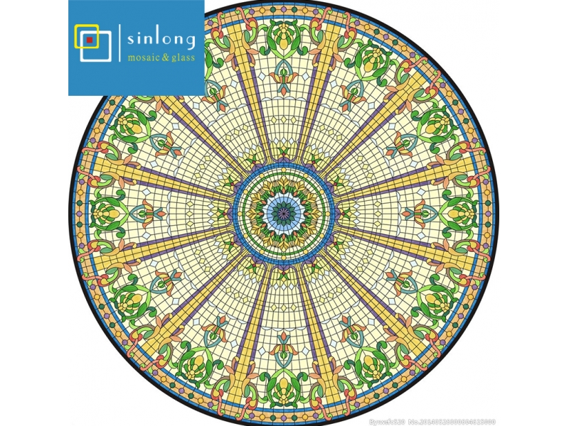 stained glass ceiling dome price
