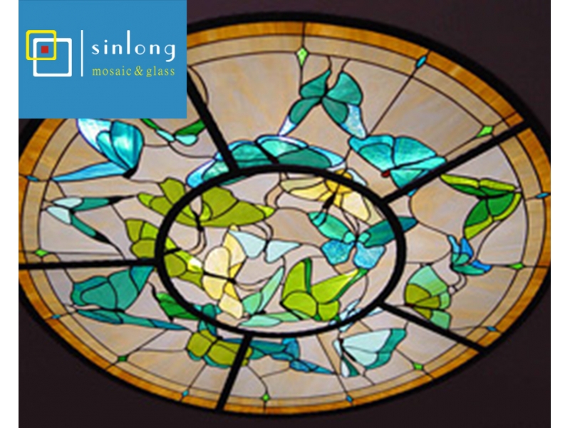 Australia Sydney Tiffany Glass Ceiling Dome For Roof Manufacturer