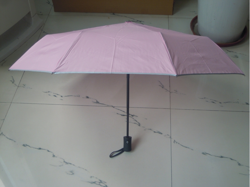 Auto open 3 folding  umbrella
