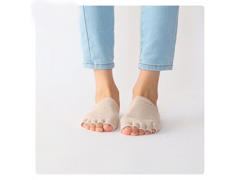 YHAO 2019 Women\'s Yoga Socks Quick Dry Durable Five Finger Female Anti Slip Pilates Sports Socks