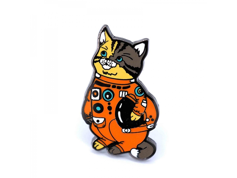 Astronaut Cat Custom Enamel Pin