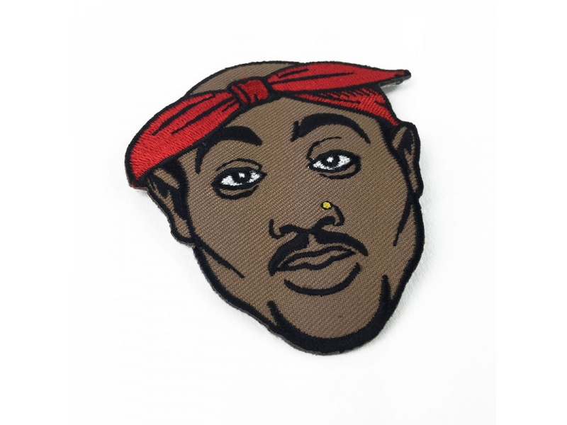Tupac Design Iron on Patches