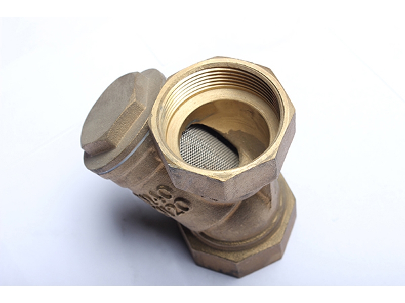 Brass Y Strainer with Stainless Mesh