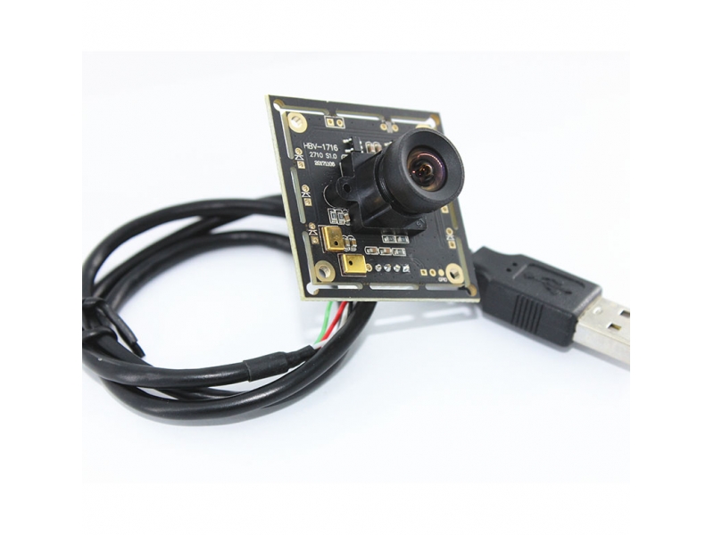 OV2710 2MP 1080P HD USB Camera module with 100 degree distortionless lens and 1M usb cable