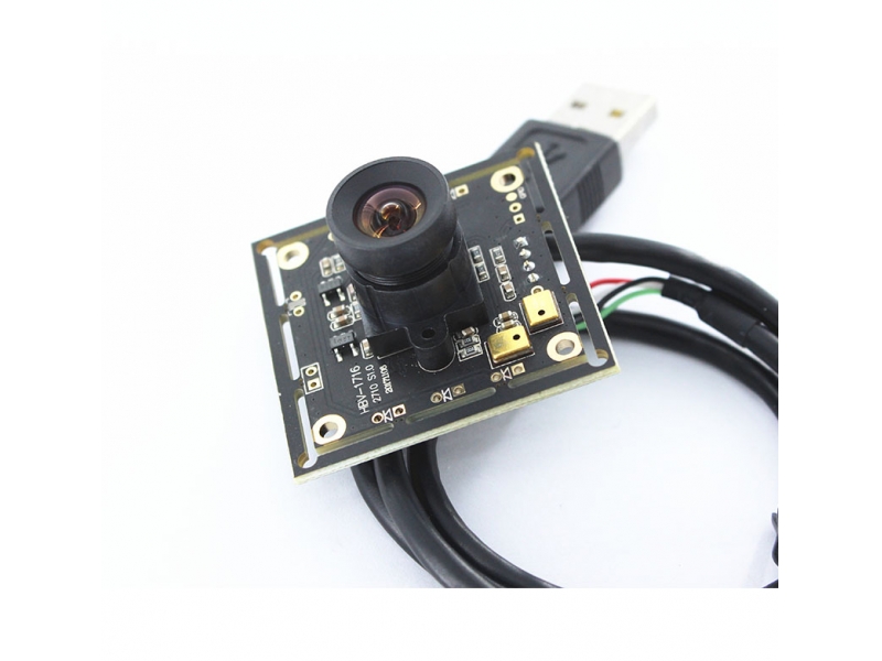 OV2710 2MP 1080P HD USB Camera module 100 degree distortionless lens 1M cable