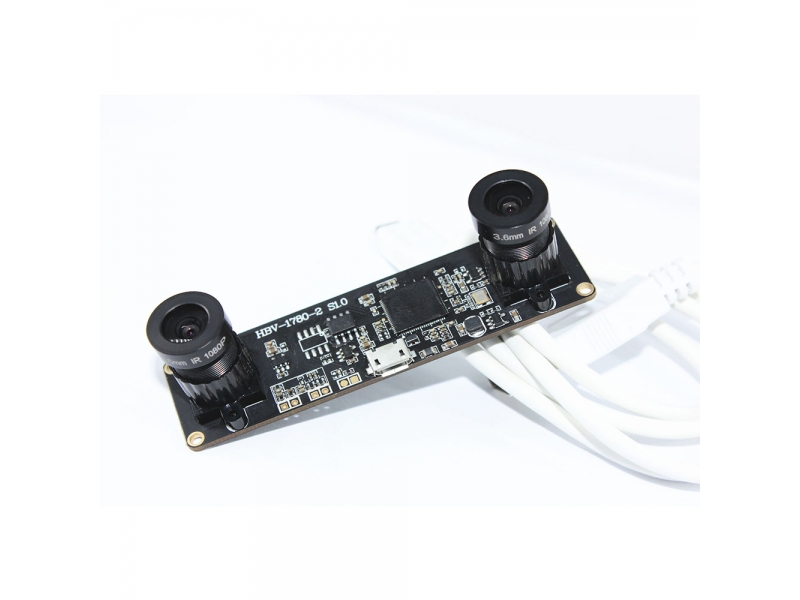 Micro MINI USB2.0 Free driver 30fps 1MP HD synchronized stereo dual camera module with MJPEG and YUY