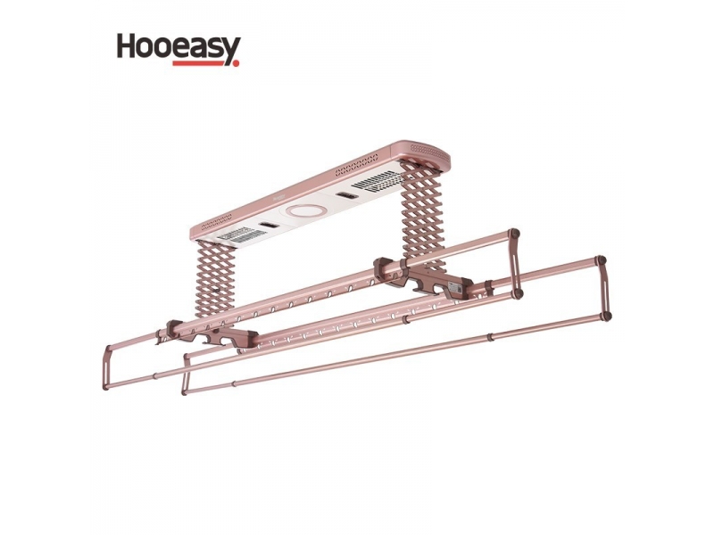 Infrared heated drying electrical clothes dryer rack