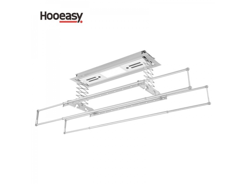 Built-in Silver wire laundry hanging drying clothes rack