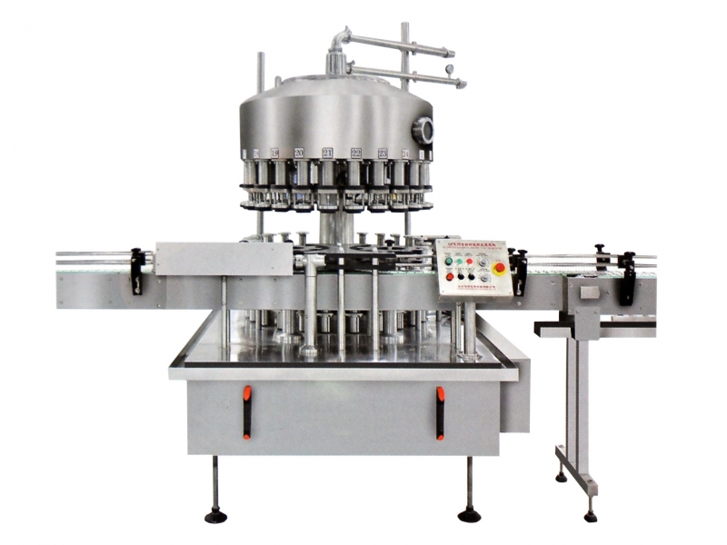 ganghong factory supply Soy sauce vinegar vacuum self-flow filling machine