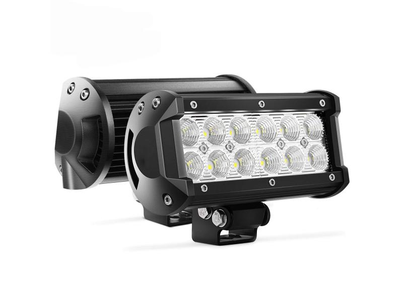 Mini Brighter 7" 36W 4x4 Narrow Beam  LED Spot Light Bar for Offroad Truck