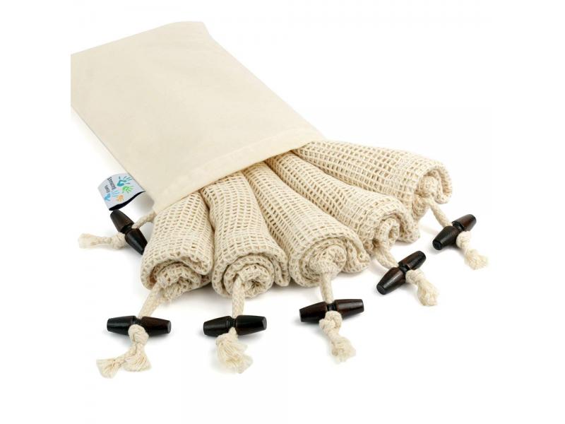 Cotton Reusable ProduceReusable Mesh Produce Bags P Vegetable Bags|Cotton Cloth Mesh Muslin Produce 