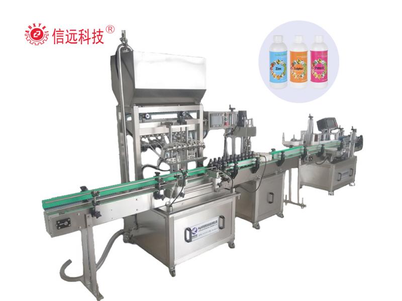 Xinyuan spray bottle liquid fertilizer filling machine