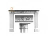 New Luxury Wholesale Marble Decorative Fireplace Mantle