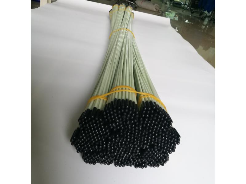 GRP FRP Fiberglass rods with end tips