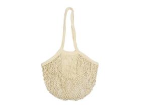 Organic Cotton Mesh Tote Bags Reusable String Bags for Grocery - Net Bag with Handles for Farmers Ma