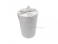 Luxury Custom Logo White Cardboard Earphone Packaging Waterproof Round Music Lamp Box
