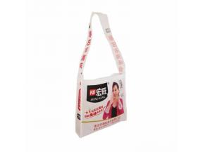 Customized printing laminated non woven shoulder bag for promotion