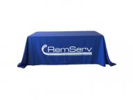 100% Polyester Digital Printing Cheap Table Cloth Table Cover For Trade Show Exhibition Display
