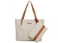 Hot New Designer Wholesale Canvas Stitching Fashion Lady Handbags (J902)