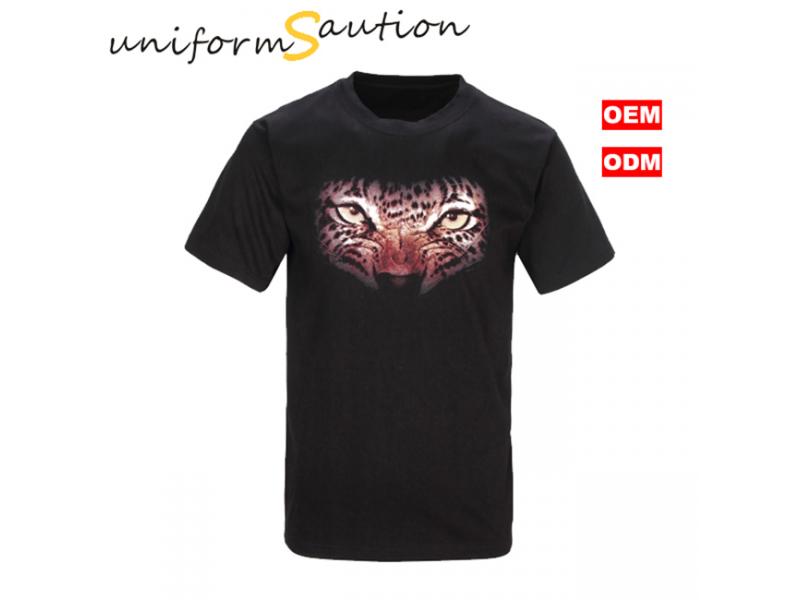 Custom 3D printing animal face t shirt promotional t shirt
