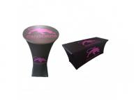 Dye Sublimation Custom Size And Logo Table Cloth Table Cover