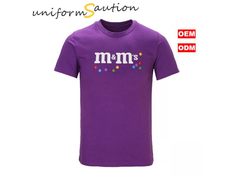 Custom made cotton M&Ms promotional tshirt