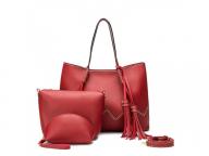 Wholesale Top Handle PU Leather Fashion Bag Shoulder Bags Lady Handbags (J956)