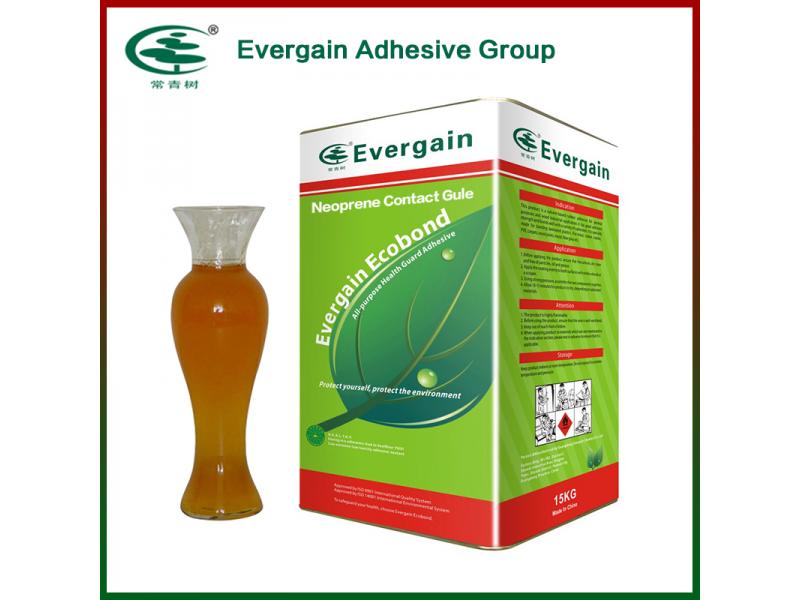 Evergain high temperature rubber cement adhesives for leather and board