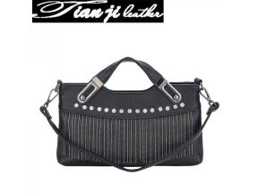 New Black Rivets Tassel Bags Fashion Lady Handbag Ladies Handbags(J444)