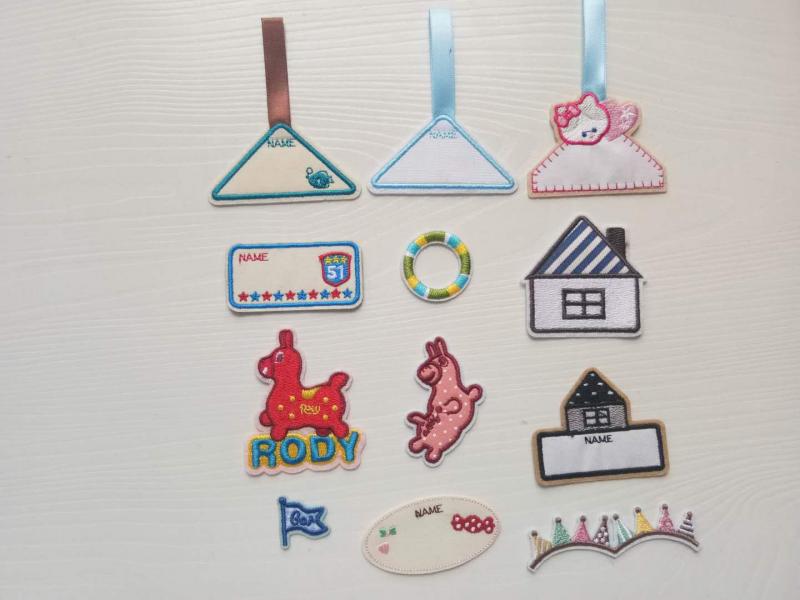 Embroidered stickers z0005
