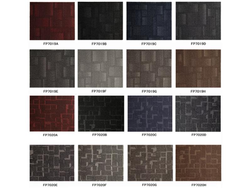Carpet Tile Ruipin Series 100%PP Heat Set Yarn Pile Weight 650g per sqm Backing PVC