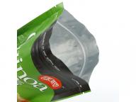 Self-supporting self-sealing aluminum foil bag