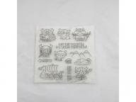 clear stamps of bon voyage