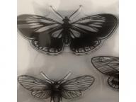 clear stamps of butterfly