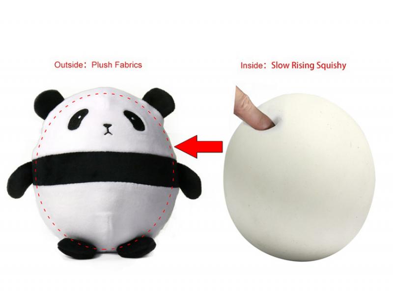 New Children Toys Slow Rising Squishy Panda Plush Toys Fill With Pu Stress Ball