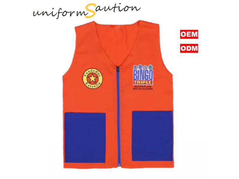 Custom event promotional work vest