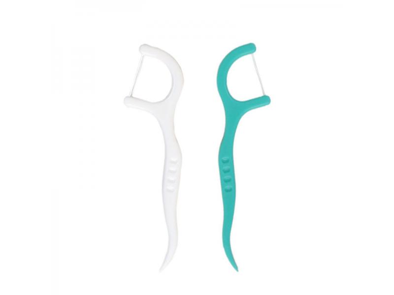 F shape dental floss pick-4